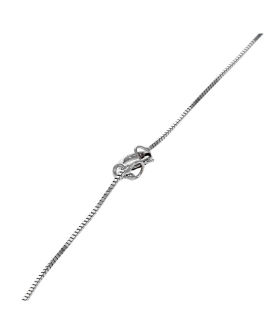 Diamond Solitaire Vertical Bar Drop Necklace in White Gold